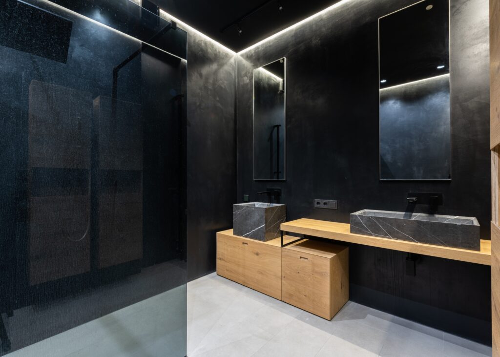 plan travail lavabo