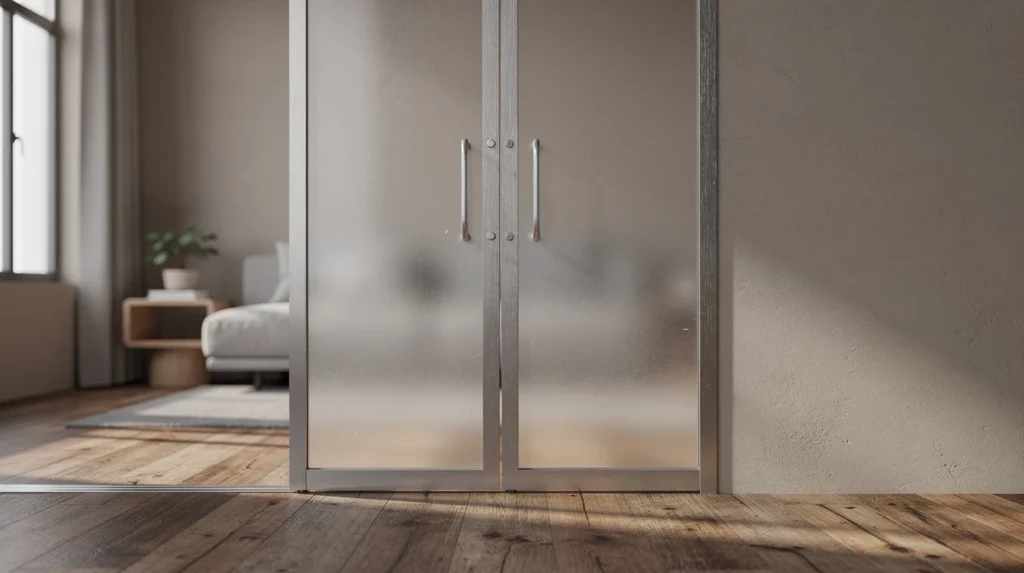 Double porte coulissante : l’élégance pratique pour optimiser les espaces