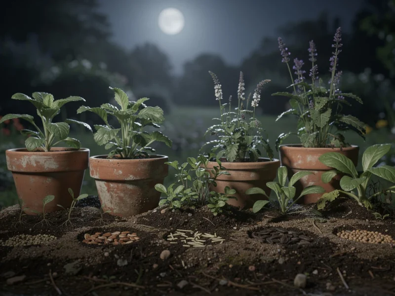 Jardinage avec la lune